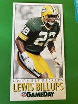 1992 Fleer GameDay #38 Lewis Billups