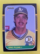 1987 Donruss Base Set #178 Eric Plunk