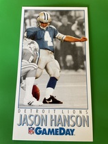 1992 Fleer GameDay #67 Jason Hanson