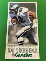 1992 Fleer GameDay #153 Vai Sikahema