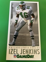 1992 Fleer GameDay #187 Izel Jenkins