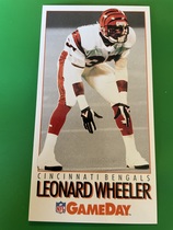 1992 Fleer GameDay #190 Leonard Wheeler
