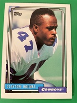 1992 Topps Base Set #695 Clayton Holmes