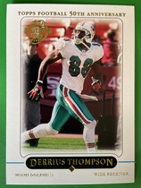 2005 Topps Base Set #27 Derrius Thompson