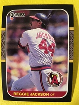 1987 Donruss Base Set #210 Reggie Jackson