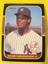 1987 Donruss Base Set #228 Rickey Henderson
