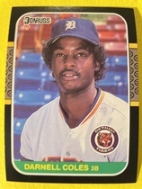 1987 Donruss Base Set #230 Darnell Coles