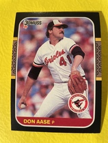 1987 Donruss Base Set #231 Don Aase