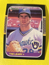 1987 Donruss Base Set #232 Tim Leary
