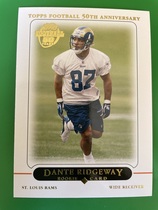2005 Topps Base Set #372 Dante Ridgeway
