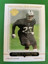 2005 Topps Base Set #377 Fabian Washington