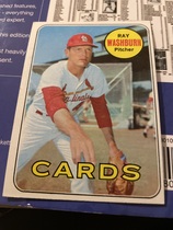 1969 Topps Base Set #415 Ray Washburn