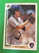 1991 Upper Deck Base Set #393 Mark Knudson