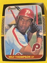 1987 Donruss Base Set #330 Milt Thompson