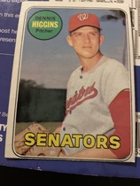 1969 Topps Base Set #441 Dennis Higgins