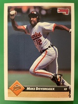 1993 Donruss Base Set #455 Mike Devereaux