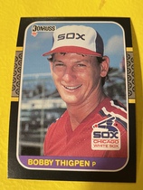 1987 Donruss Base Set #370 Bobby Thigpen