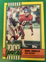 1990 Topps 1000 Yard Club #21 Vance Johnson