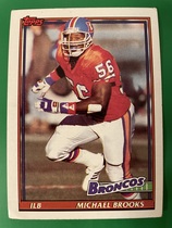 1991 Topps Base Set #559 Michael Brooks