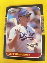 1987 Donruss Base Set #464 Jeff Hamilton