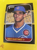 1987 Donruss Base Set #488 Dave Martinez