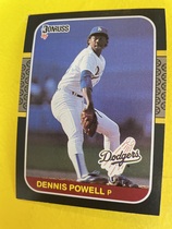 1987 Donruss Base Set #499 Dennis Powell