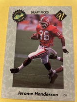 1991 Classic Draft Picks #38 Jerome Henderson