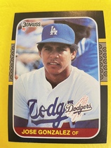 1987 Donruss Base Set #525 Jose Gonzalez
