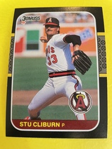 1987 Donruss Base Set #530 Stu Cliburn