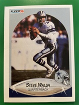 1990 Fleer Base Set #396 Steve Walsh