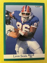 1991 Fleer Base Set #10 Leon Seals