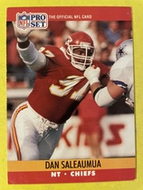 1990 Pro Set Base Set #535 Dan Saleaumua