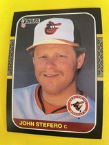 1987 Donruss Base Set #541 John Stefero