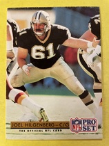 1992 Pro Set Base Set #255 Joel Hilgenberg