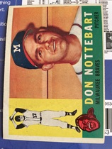 1960 Topps Base Set #351 Don Nottebart