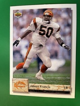 1992 Upper Deck Base Set #221 James Francis