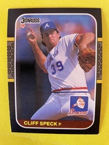 1987 Donruss Base Set #571 Cliff Speck