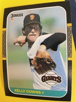 1987 Donruss Base Set #573 Kelly Downs