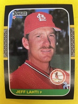 1987 Donruss Base Set #577 Jeff Lahti