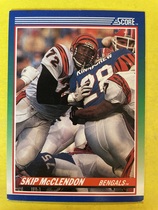 1990 Score Base Set #72 Skip McClendon