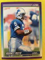 1990 Score Base Set #219 Rodney Peete