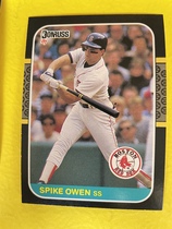 1987 Donruss Base Set #633 Spike Owen