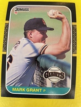 1987 Donruss Base Set #644 Mark Grant
