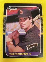 1987 Donruss Base Set #654 Tim Pyznarski