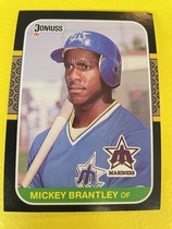 1987 Donruss Base Set #656 Mickey Brantley