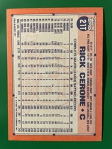 1991 Topps Traded Tiffany #21T Rick Cerone