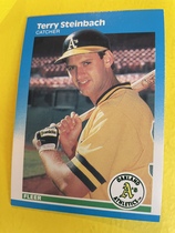 1987 Fleer Base Set #405 Terry Steinbach