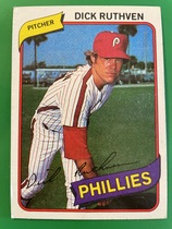 1980 Topps Base Set #136 Dick Ruthven