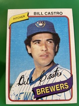 1980 Topps Base Set #303 Bill Castro