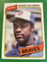 1980 Topps Base Set #346 Buddy Solomon